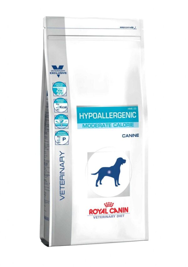HYPOALLERGENIC MODERATE CALORIE DOG 14 KG ROYAL CANIN