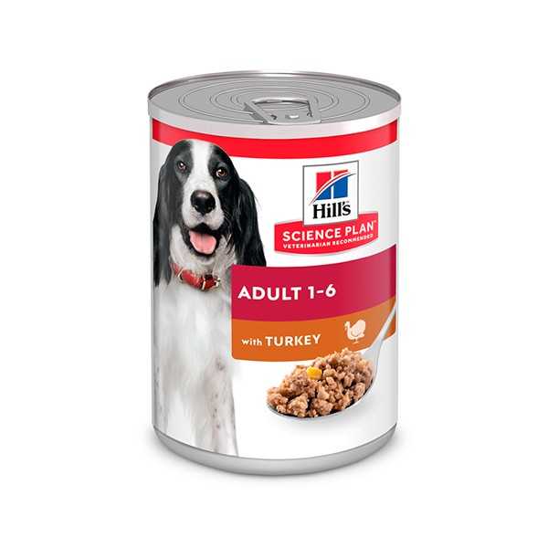 HILL'S SP CANINE ADULTO PAVO LATAS 370GR