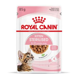 Royal Canin Feline Kitten Sterilised Salsa 12 x 85 g.
