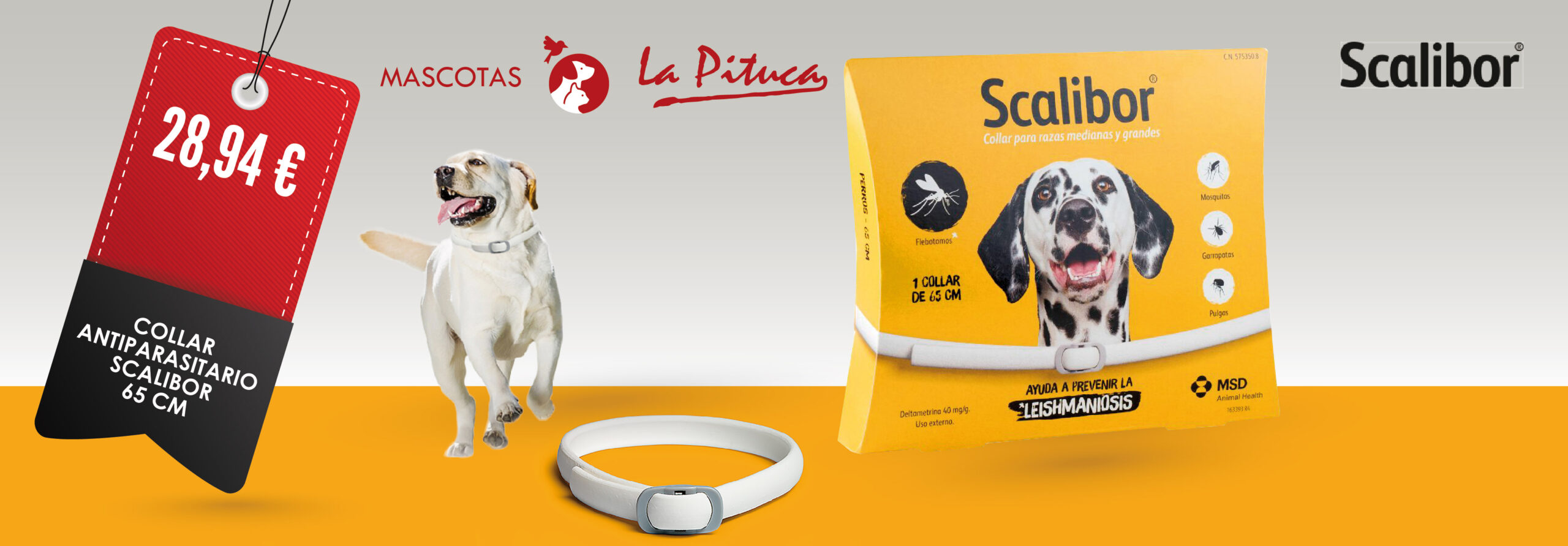 Collar scalibor 65 cms. 2,95€